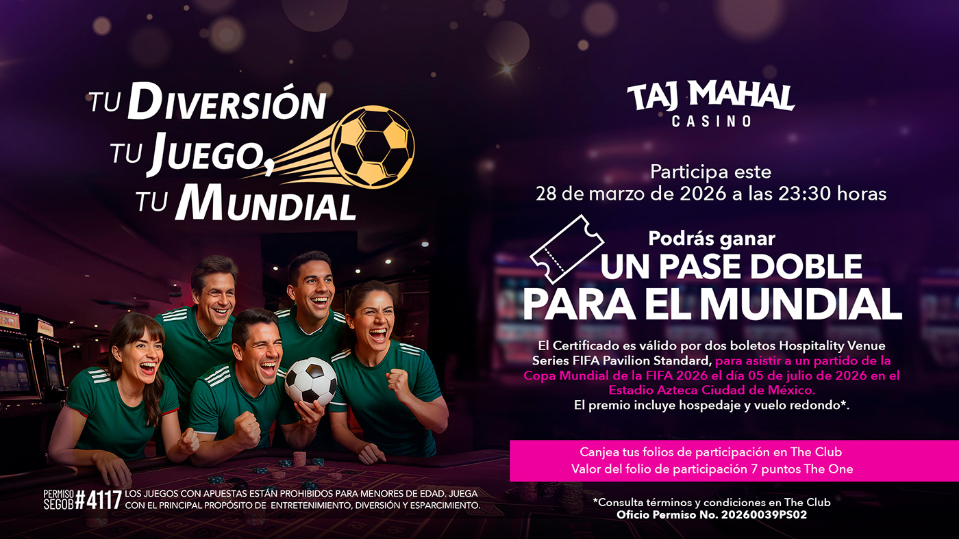 Sorteo TU DIVERSIÓN, TU JUEGO, TU MUNDIAL