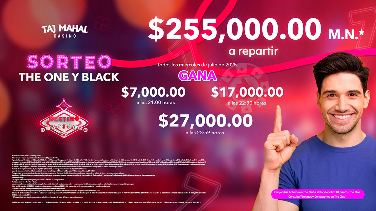Sorteo The One y Black