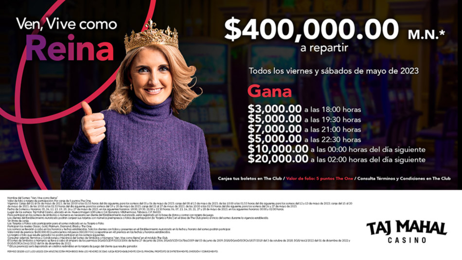 ¡Ven, vive como Reina!