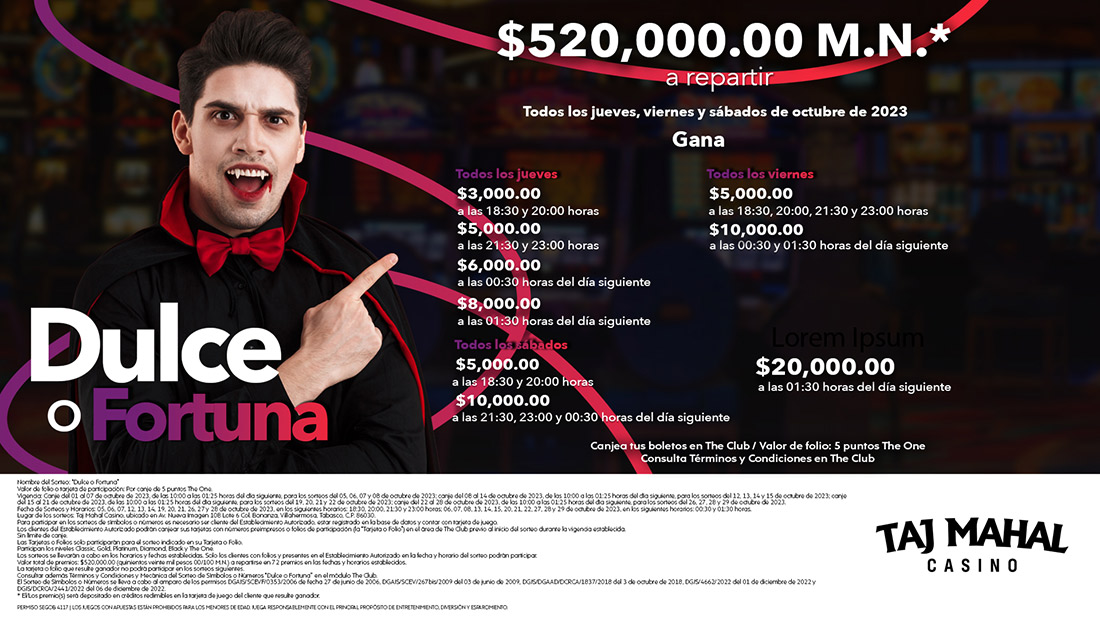 Sorteo DULCE O FORTUNA